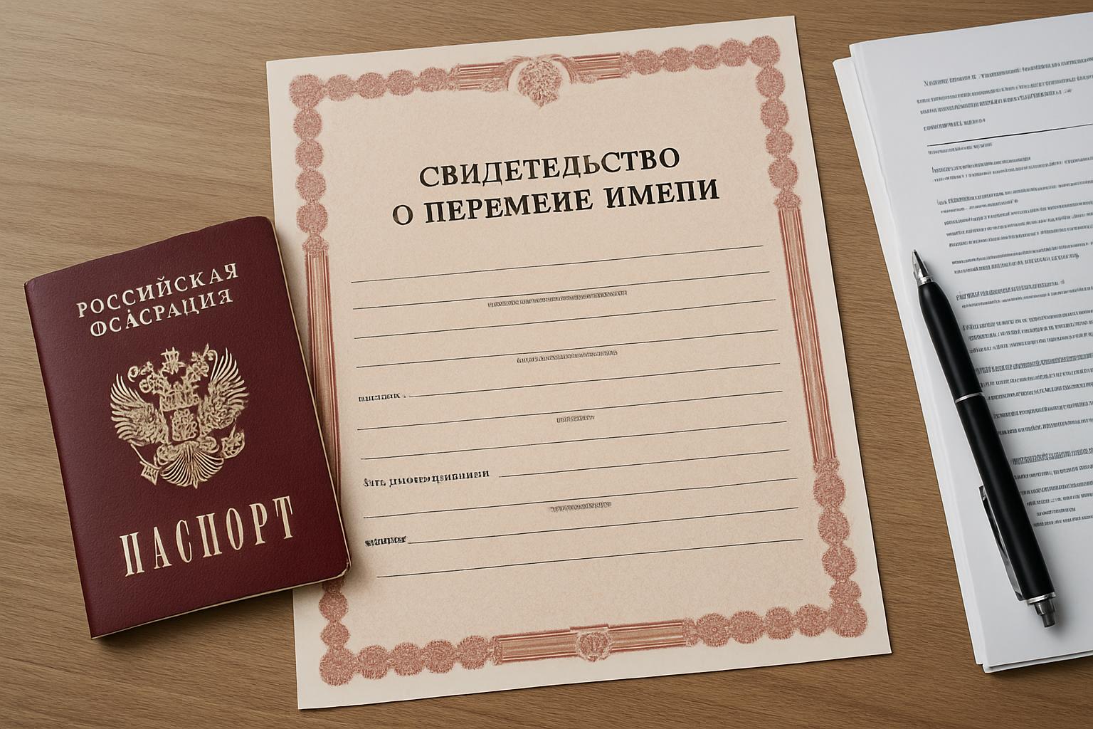 Свидетельство о перемене имени: когда оно нужно и как его получить. Какие документы чаще всего требуются